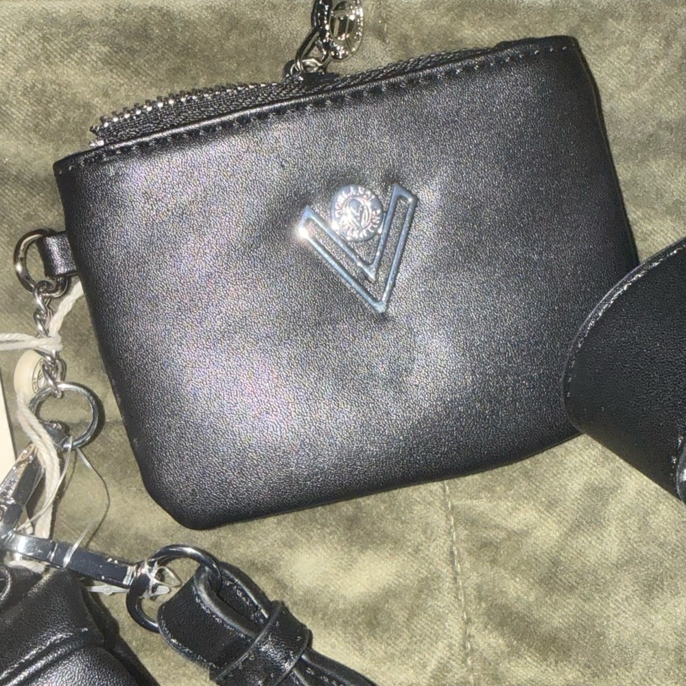 Valentino Orlandi Embossed Black Vegan Leather Design - Picture 3 of 7